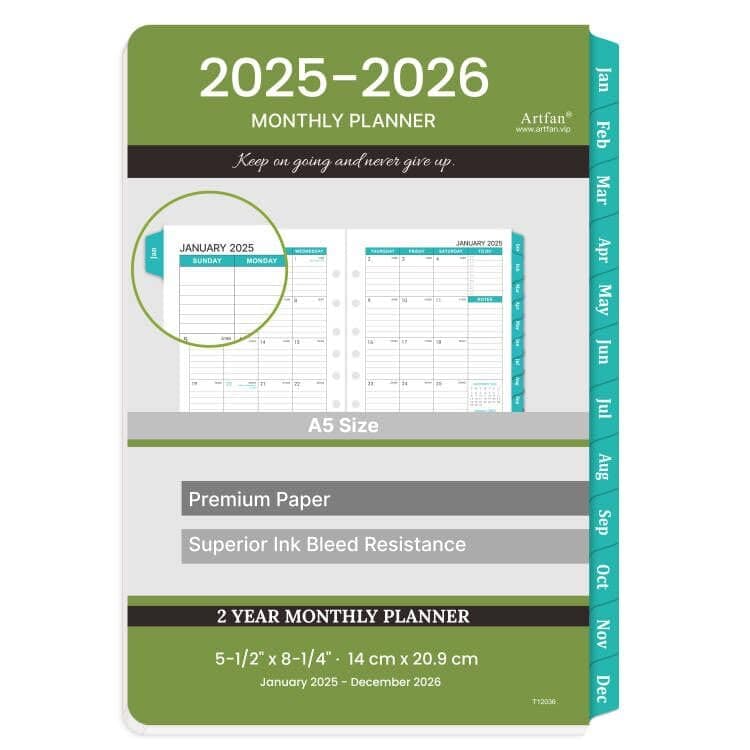 Buy 20252026 Monthly Planner Refills Monthly Planner Refills 2025